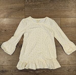 Matilfa Jane Puffy 3/4 Sleeve Top